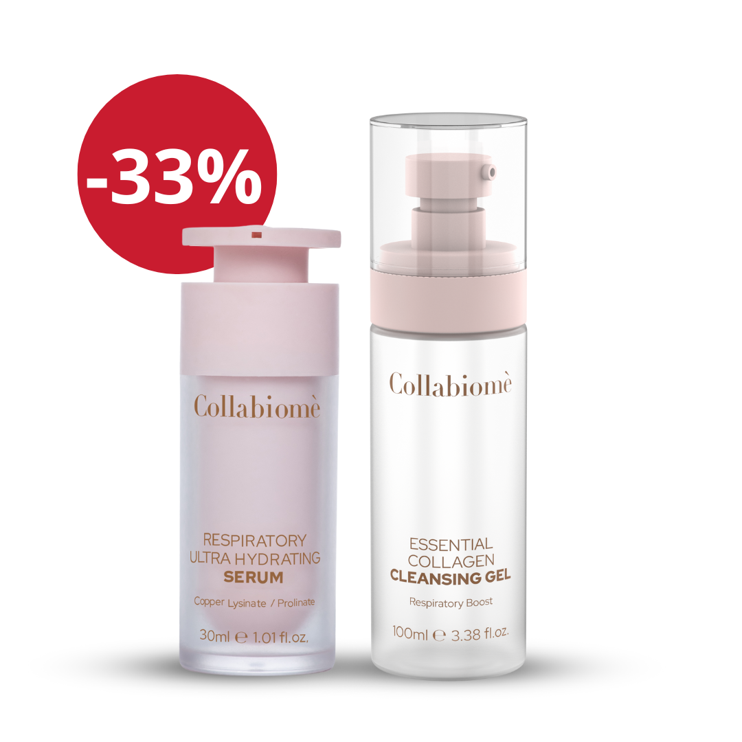 Essential Collagen gel za čišćenje lica i Respiracijski ultra hidratantni serum